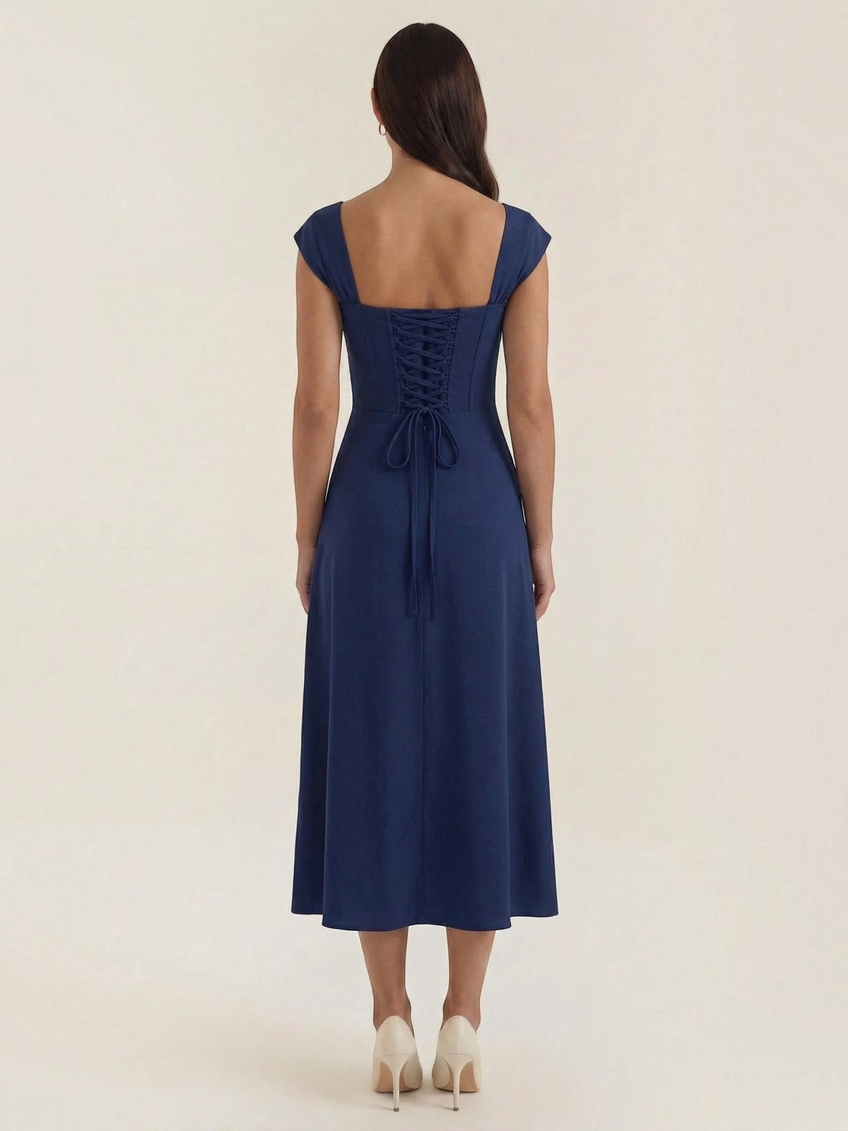 Dahlia Robe Midi D'Été