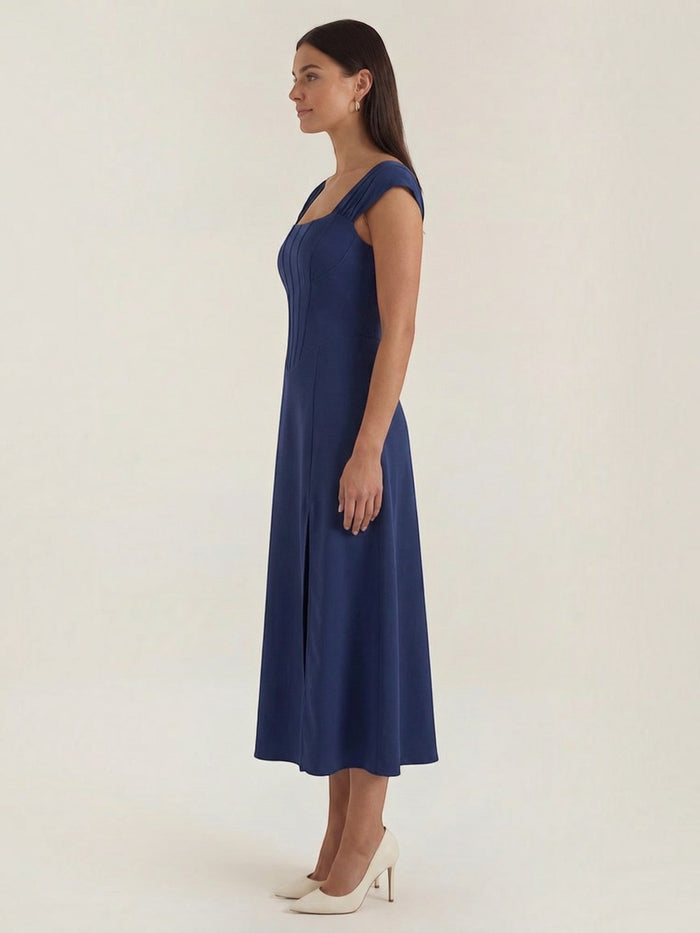 Dahlia Robe Midi D'Été