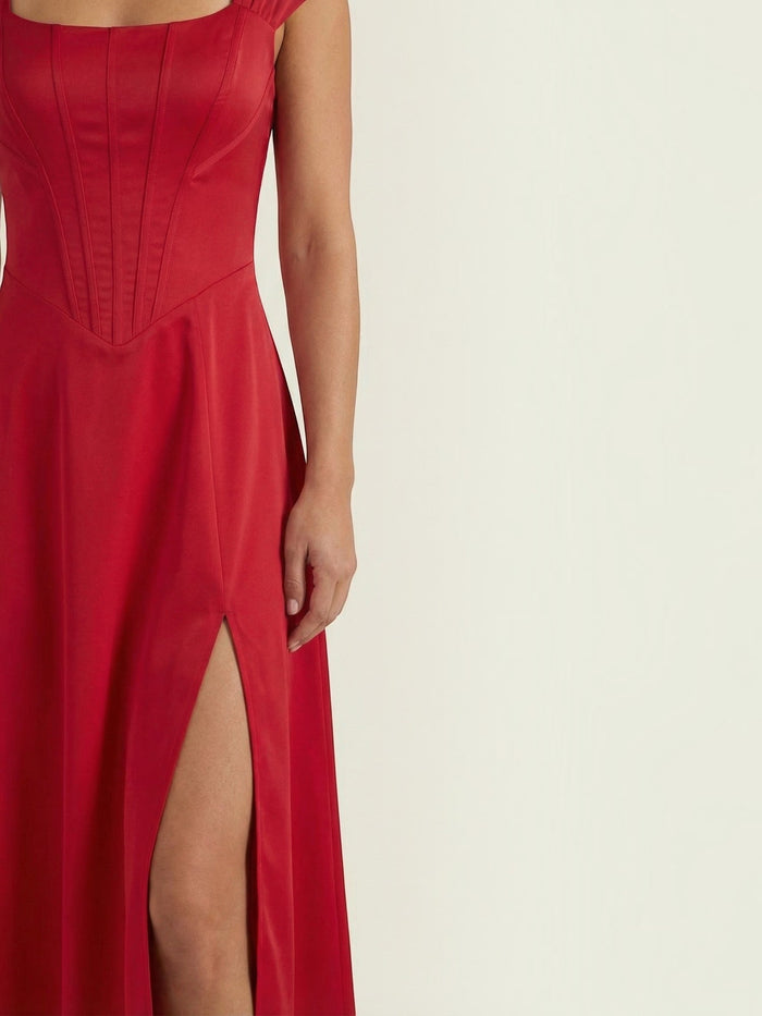 Dahlia Robe Midi D'Été