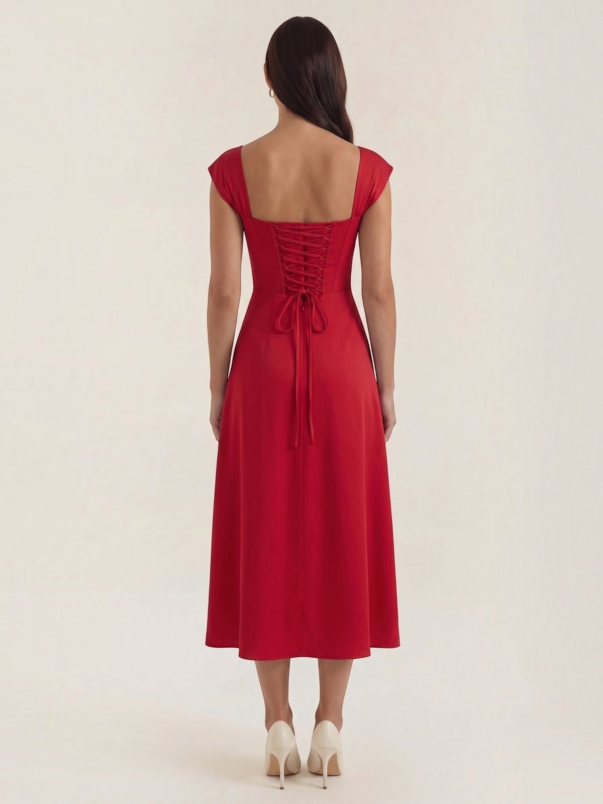 Dahlia Robe Midi D'Été