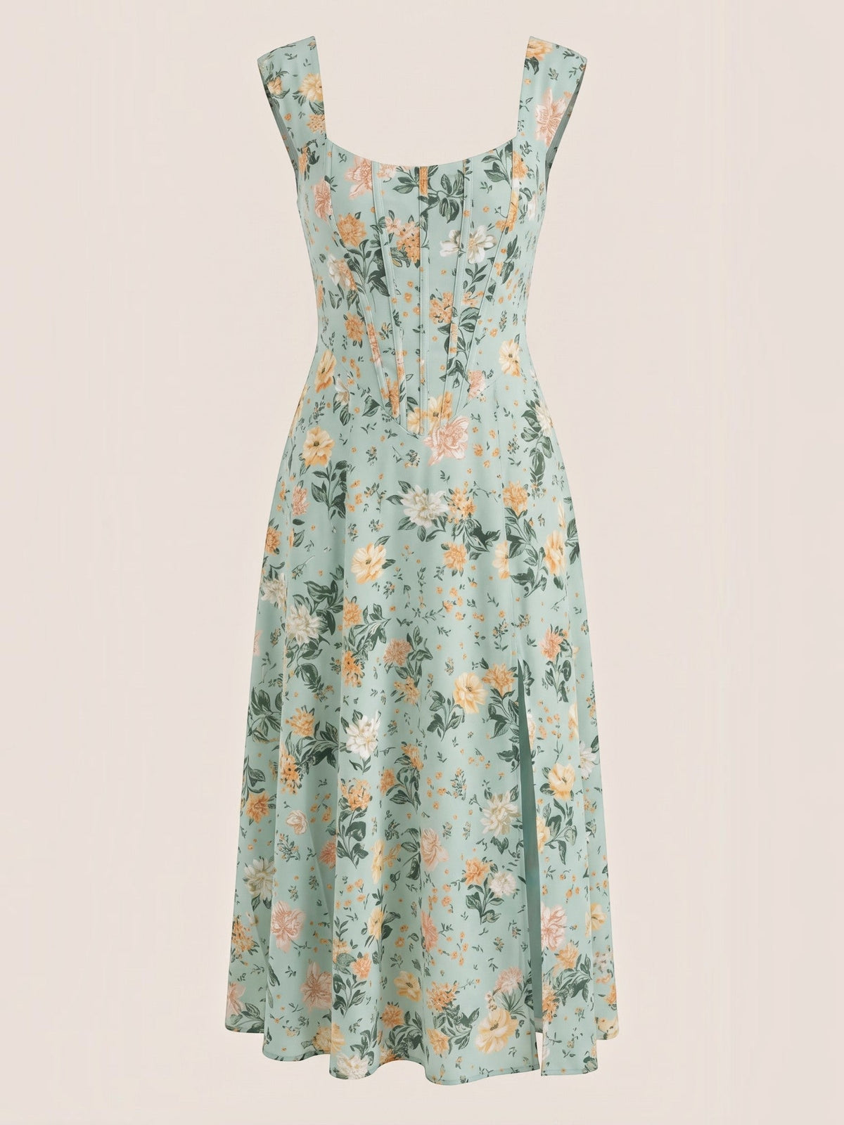 Dahlia Robe Midi D'Été