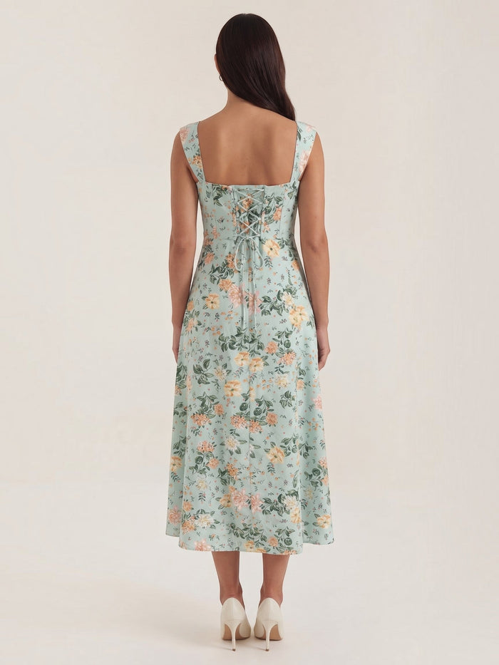 Dahlia Robe Midi D'Été