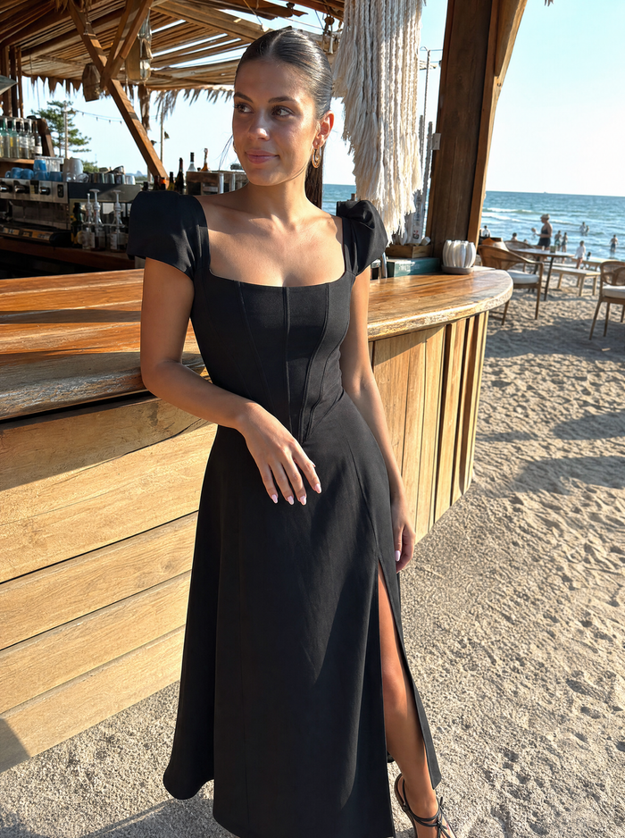 Dahlia Robe Midi D'Été