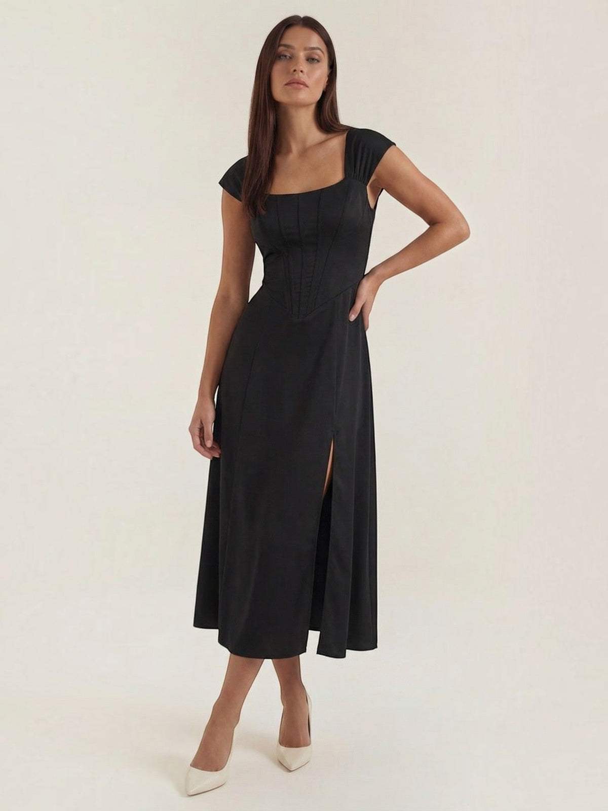 Dahlia Robe Midi D'Été