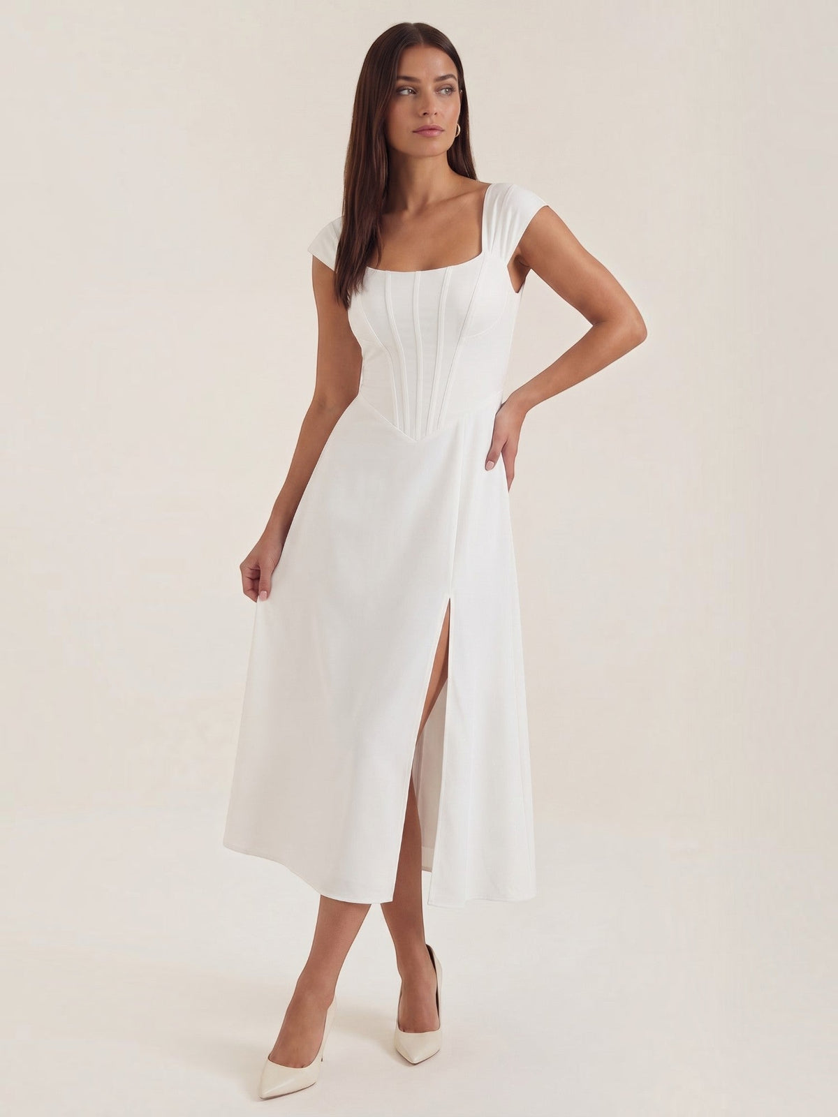 Dahlia Robe Midi D'Été