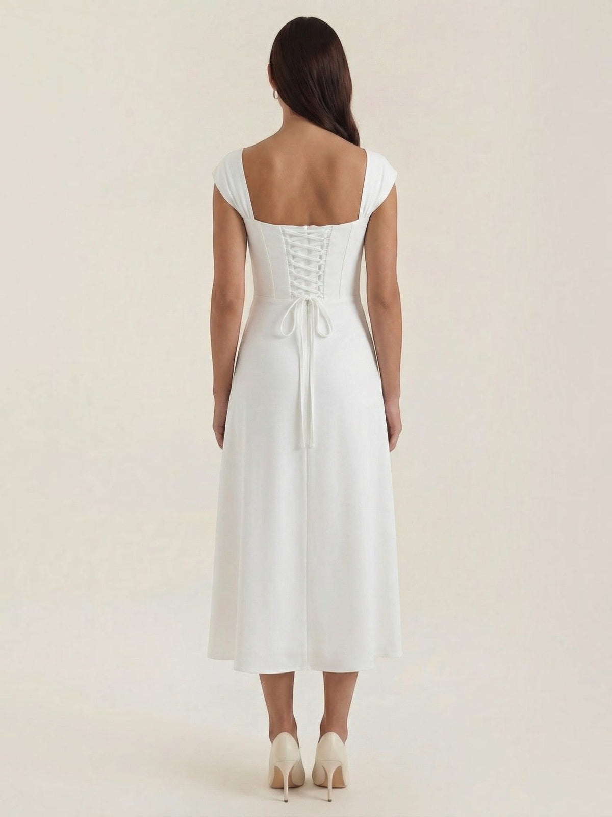 Dahlia Robe Midi D'Été