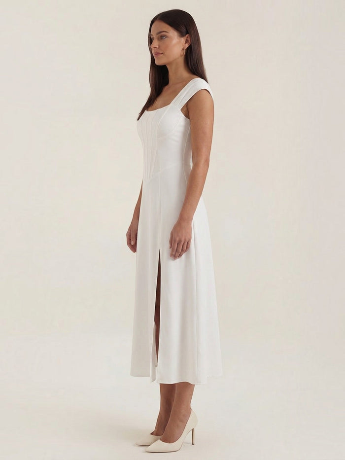 Dahlia Robe Midi D'Été
