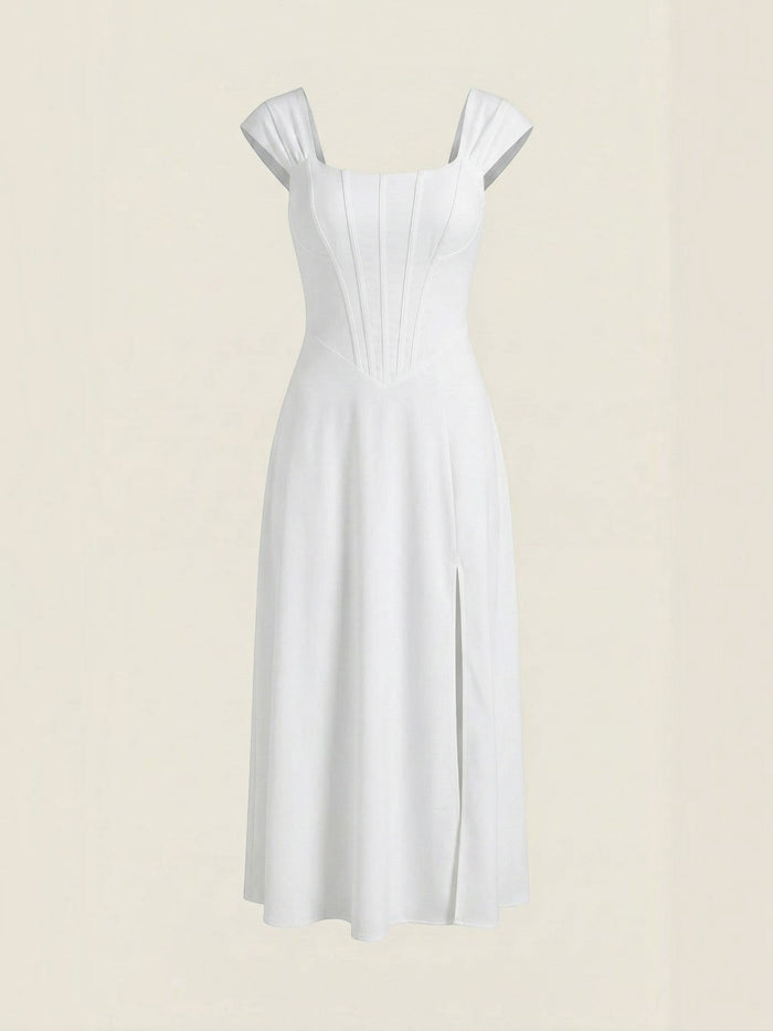 Dahlia Robe Midi D'Été