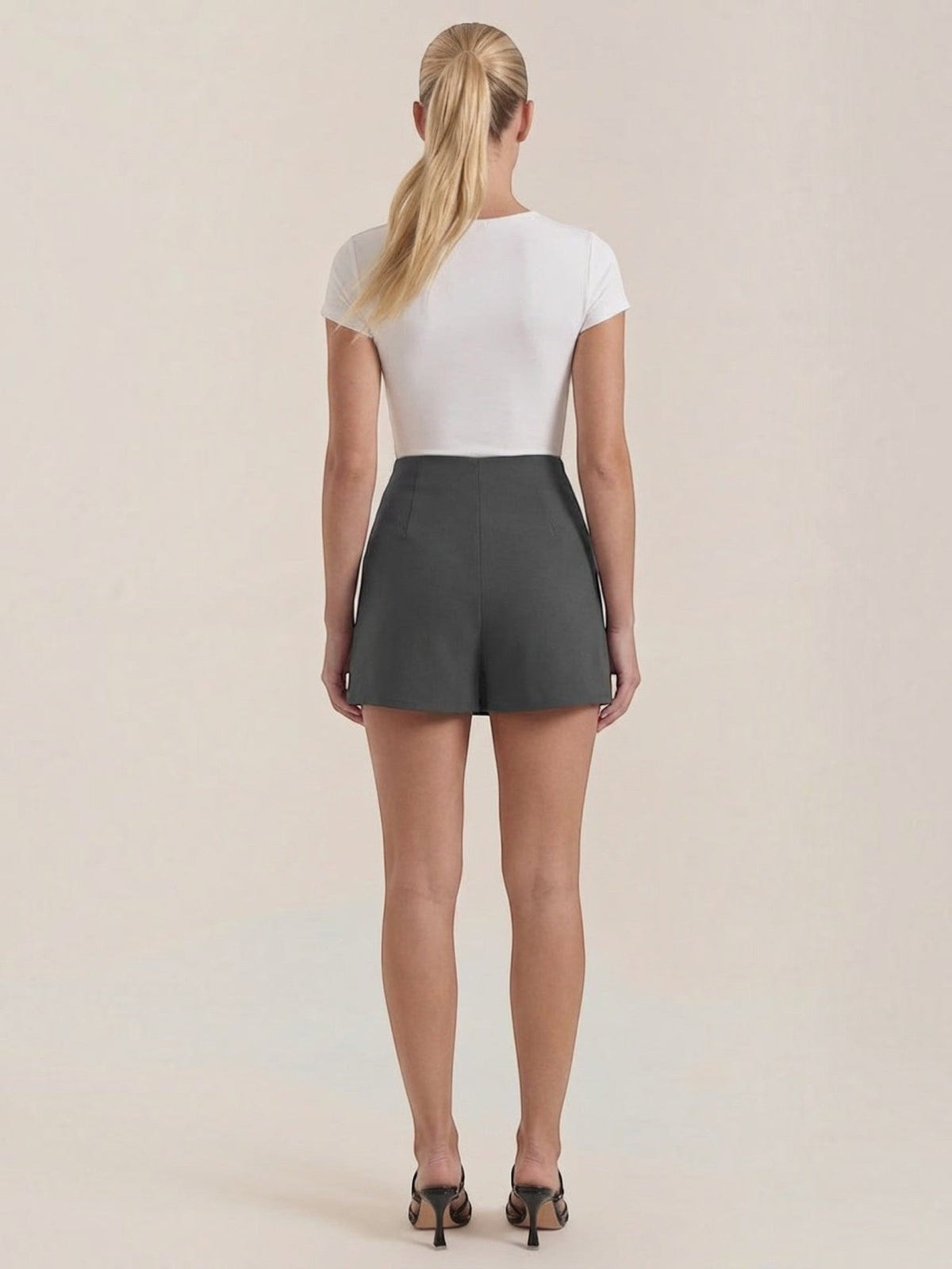 Darla Jupe Courte Taille Haute