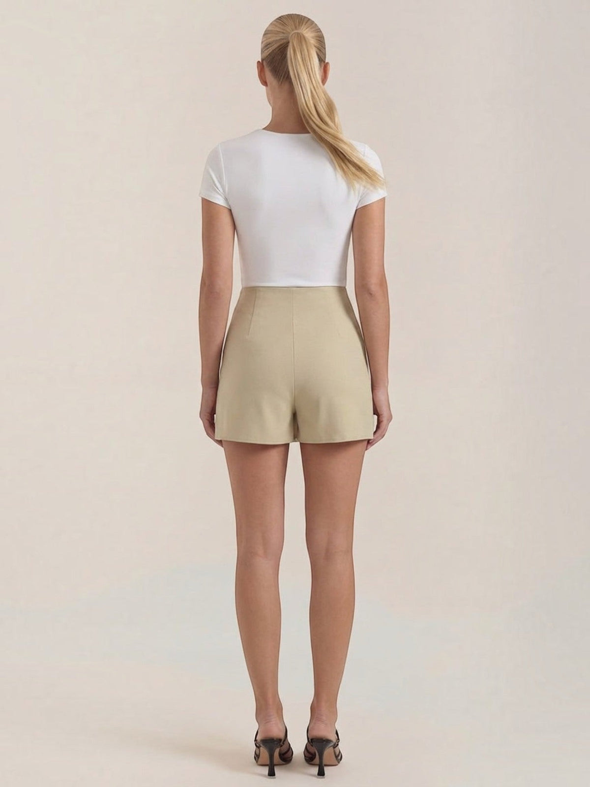 Darla Jupe Courte Taille Haute