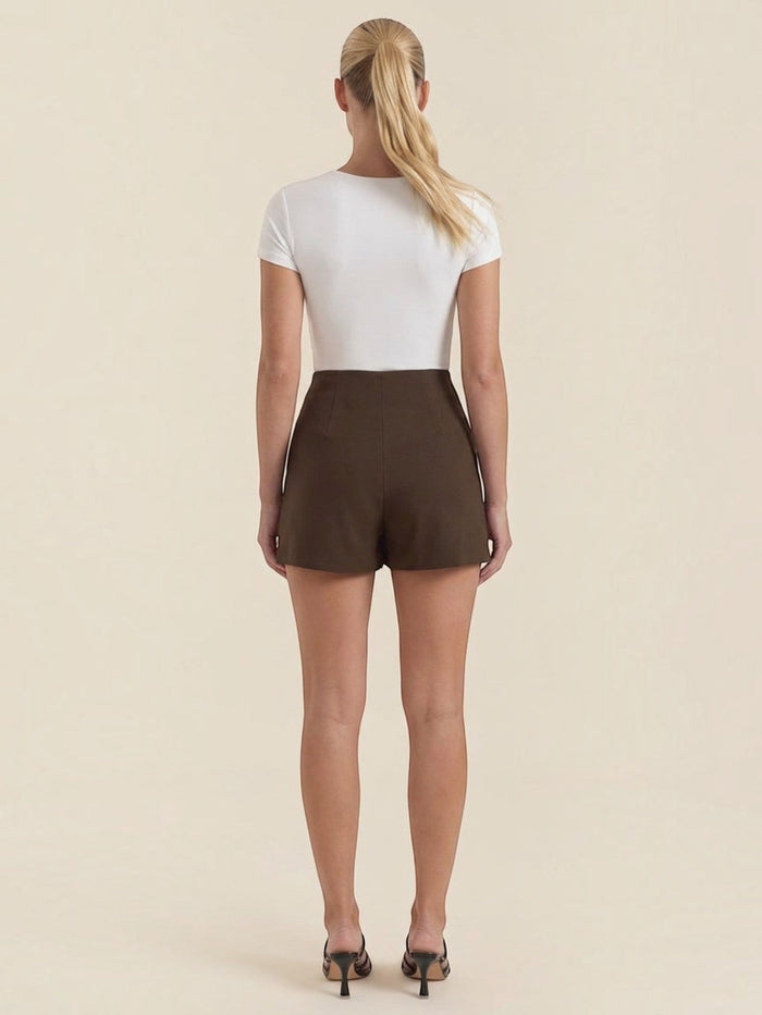 Darla Jupe Courte Taille Haute
