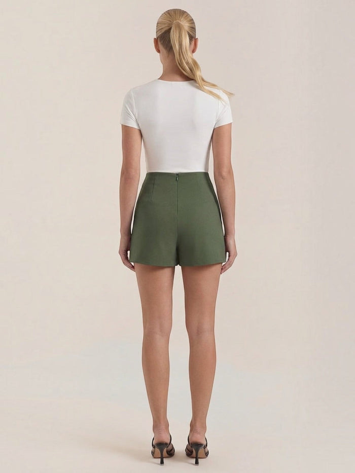 Darla Jupe Courte Taille Haute