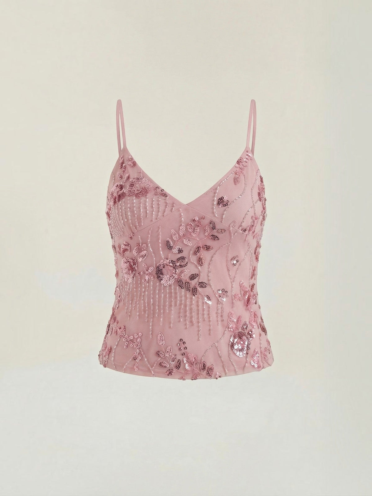 Dottie Top À Sequins Col V
