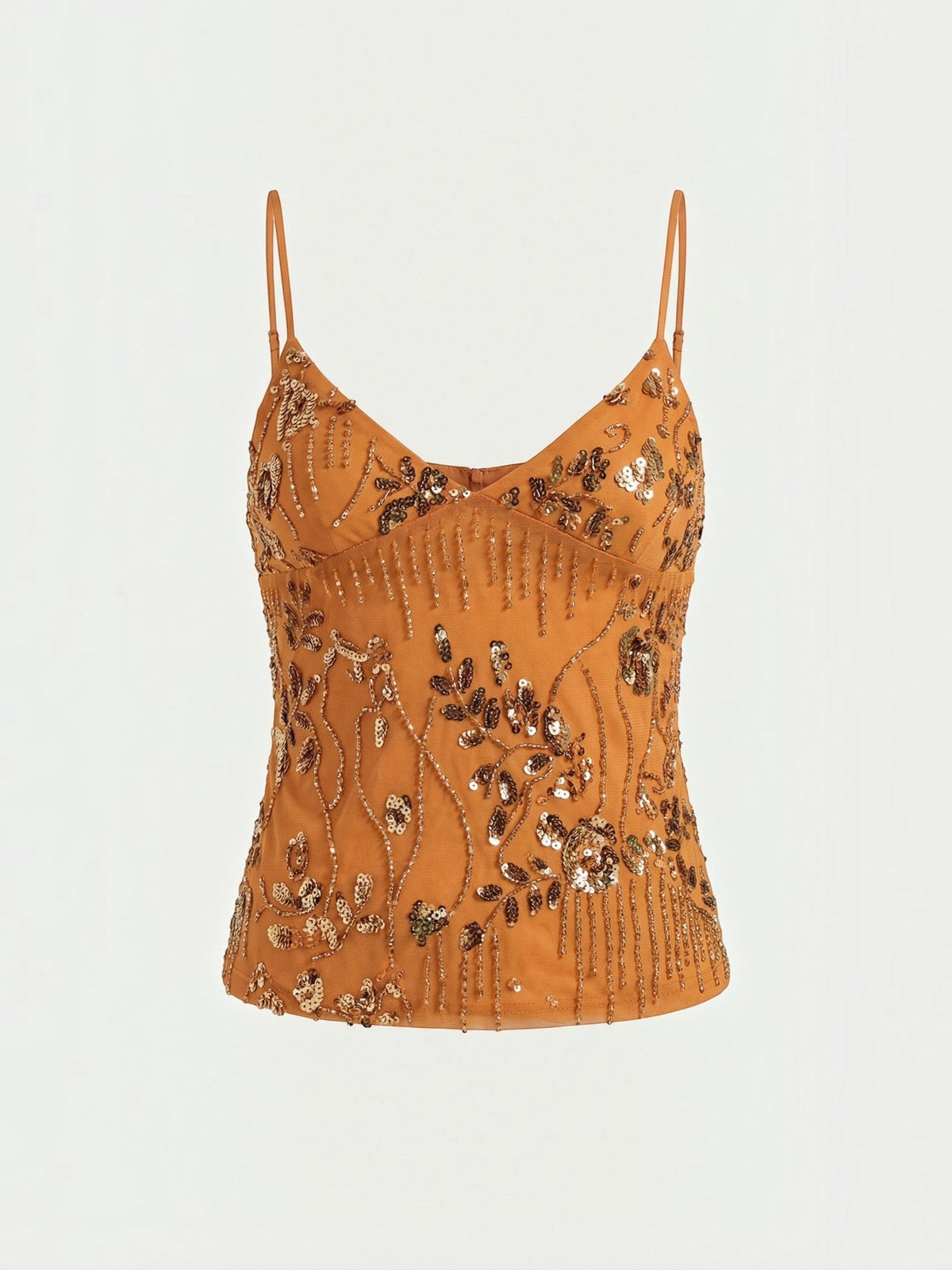 Dottie Top À Sequins Col V
