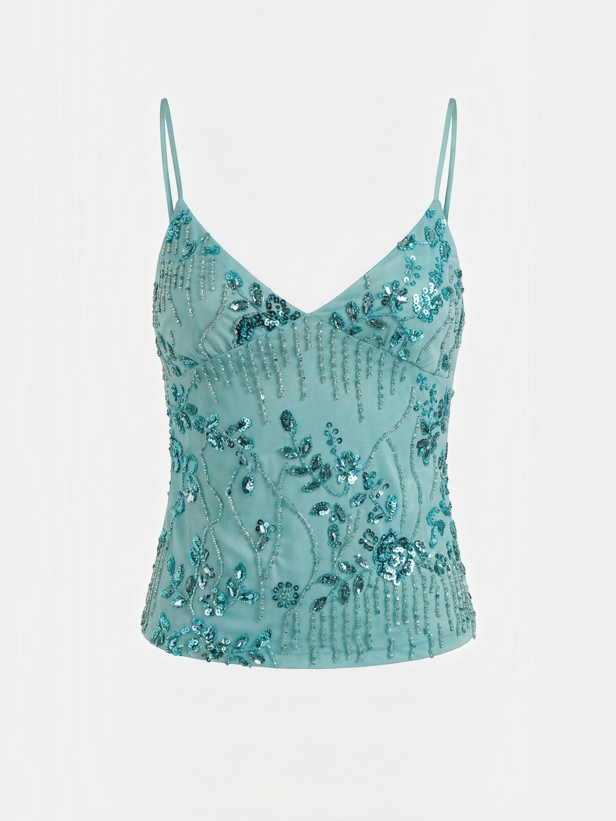 Dottie Top À Sequins Col V