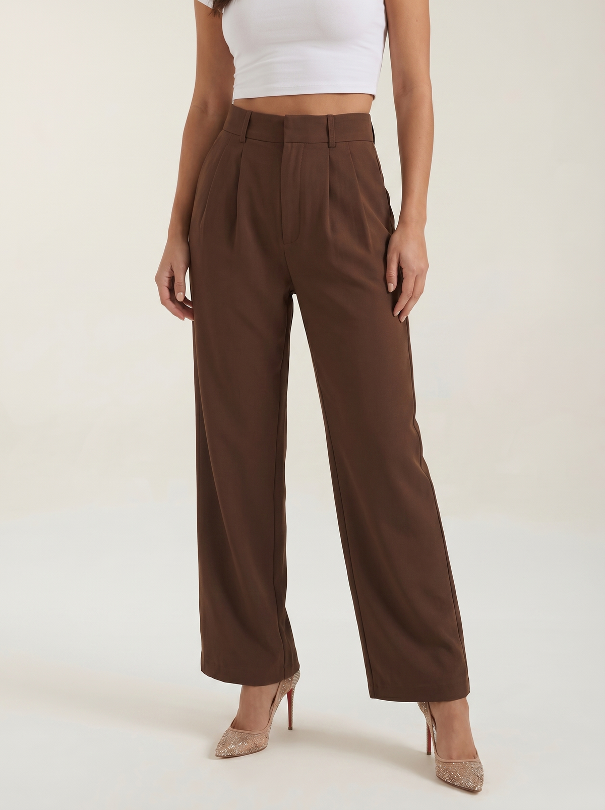 Emma Pantalon À Jambe Large