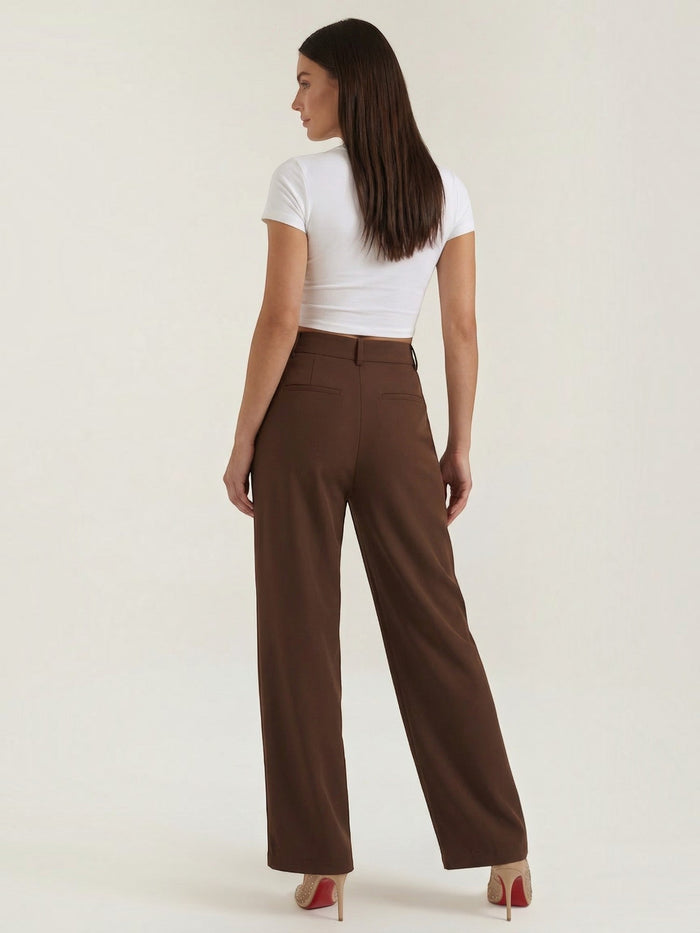 Emma Pantalon À Jambe Large