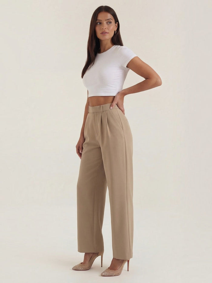 Emma Pantalon À Jambe Large