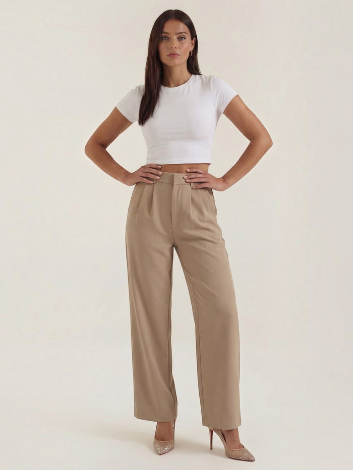 Emma Pantalon À Jambe Large