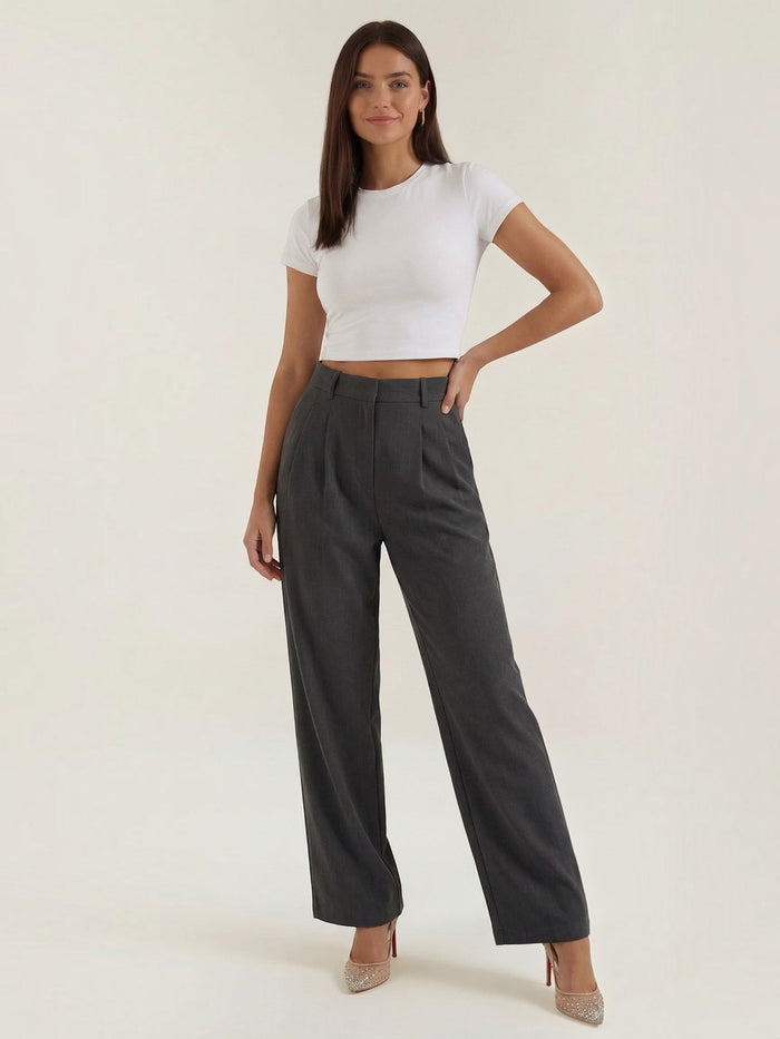 Emma Pantalon À Jambe Large