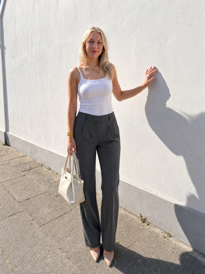 Emma Pantalon À Jambe Large