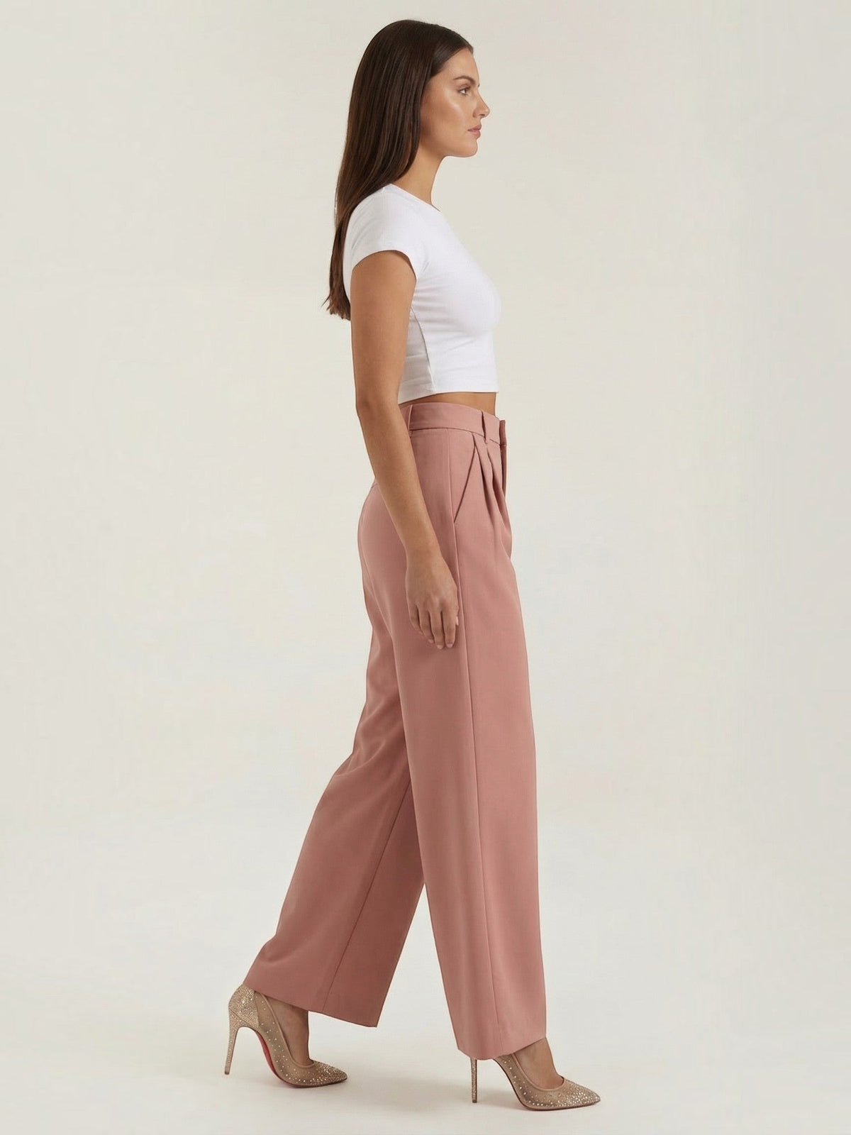 Emma Pantalon À Jambe Large