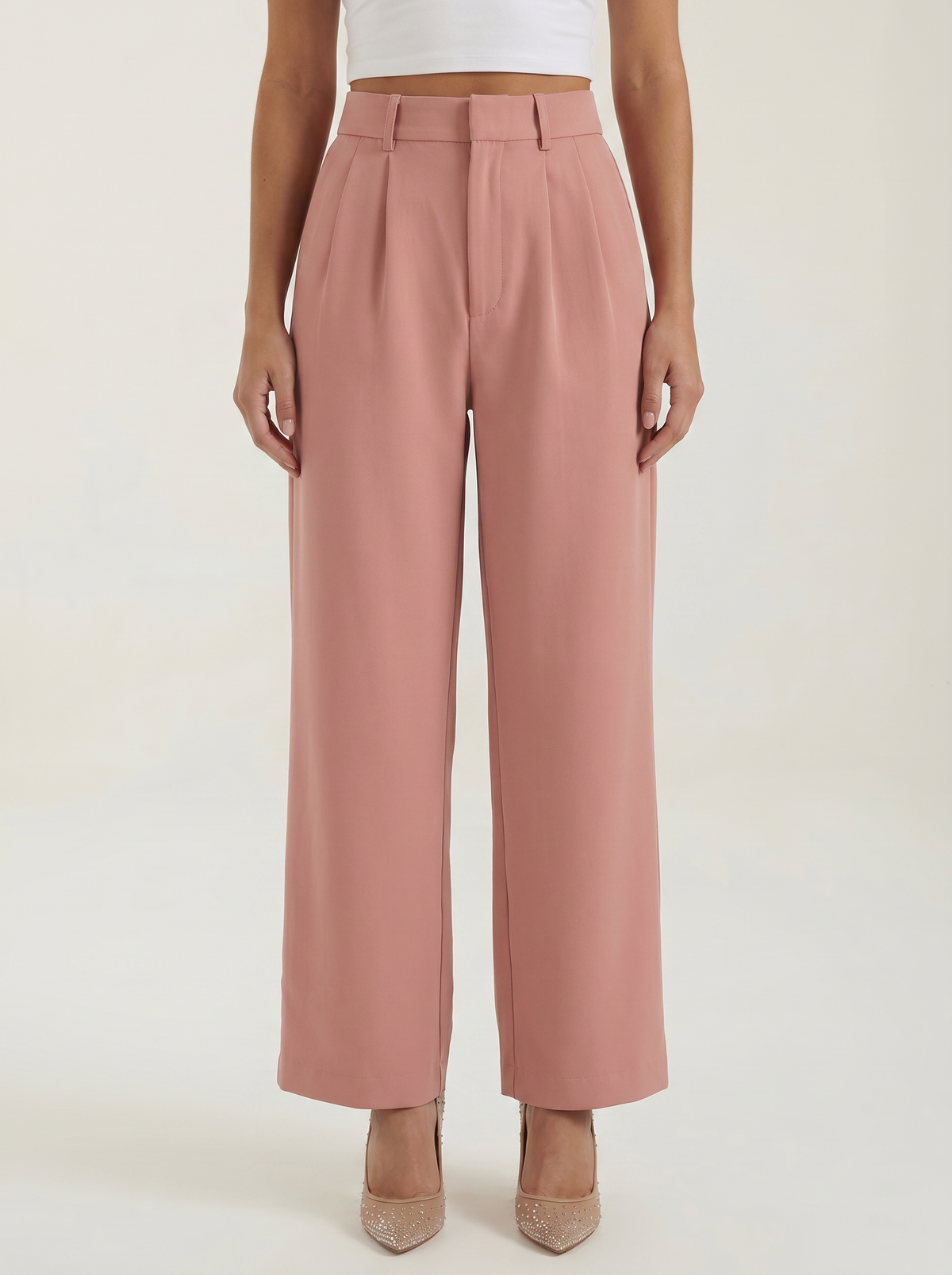 Emma Pantalon À Jambe Large