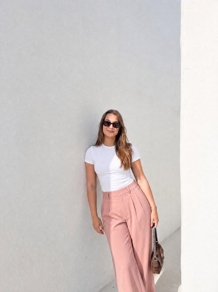 Emma Pantalon À Jambe Large