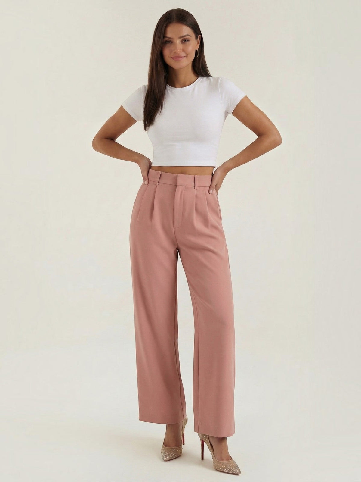Emma Pantalon À Jambe Large