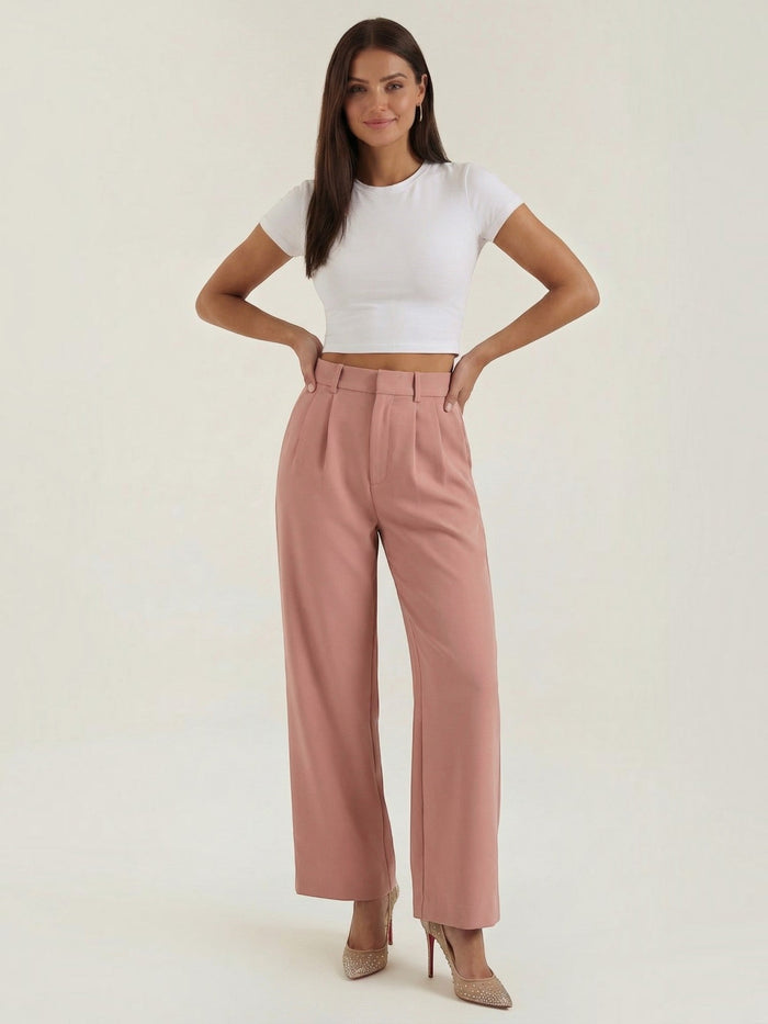 Emma Pantalon À Jambe Large