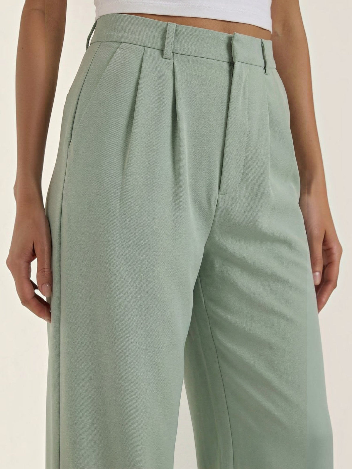 Emma Pantalon À Jambe Large