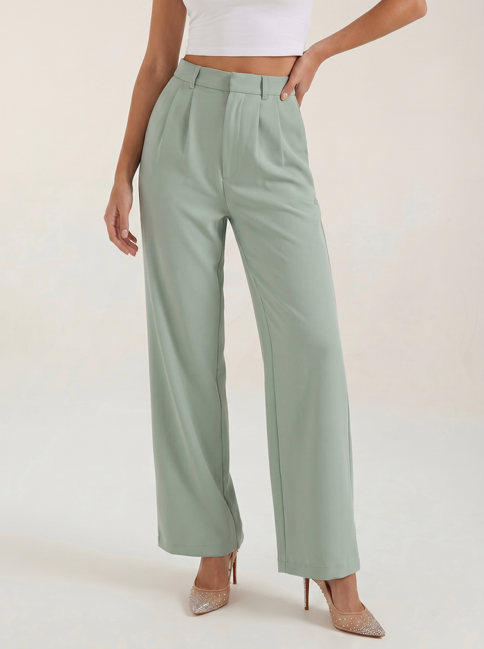 Emma Pantalon À Jambe Large