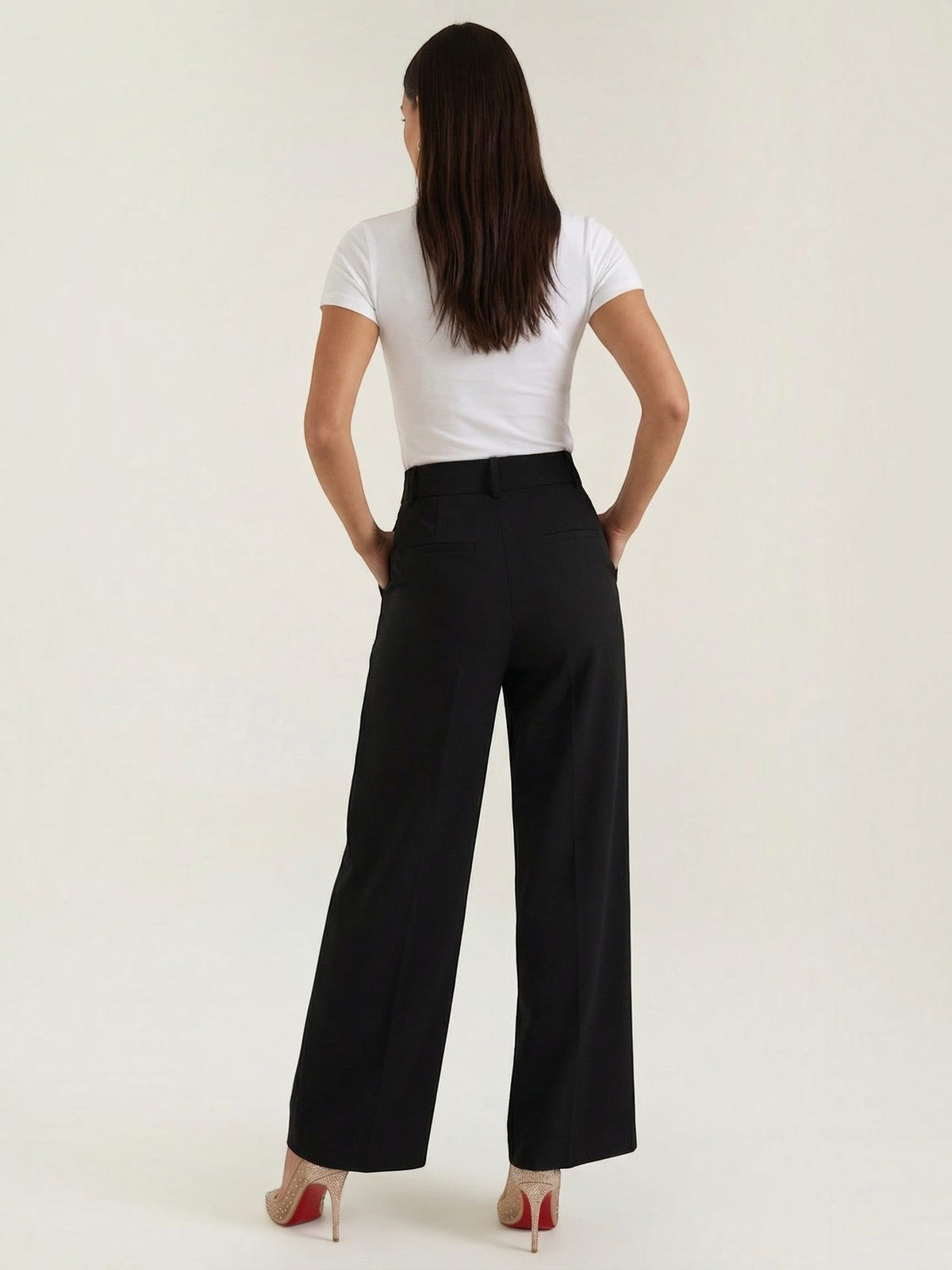 Emma Pantalon À Jambe Large