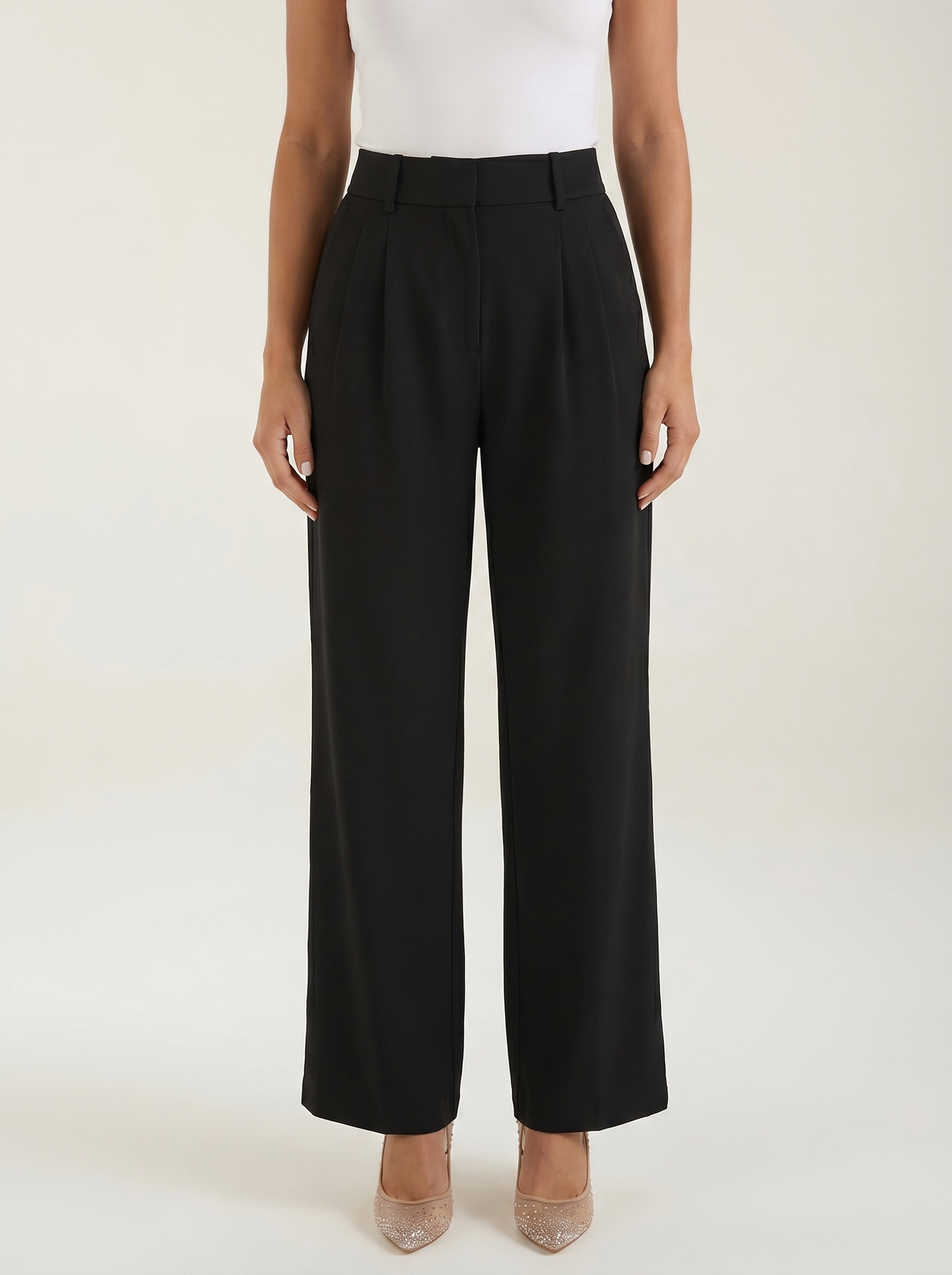 Emma Pantalon À Jambe Large