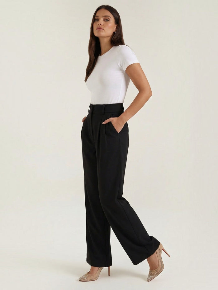 Emma Pantalon À Jambe Large