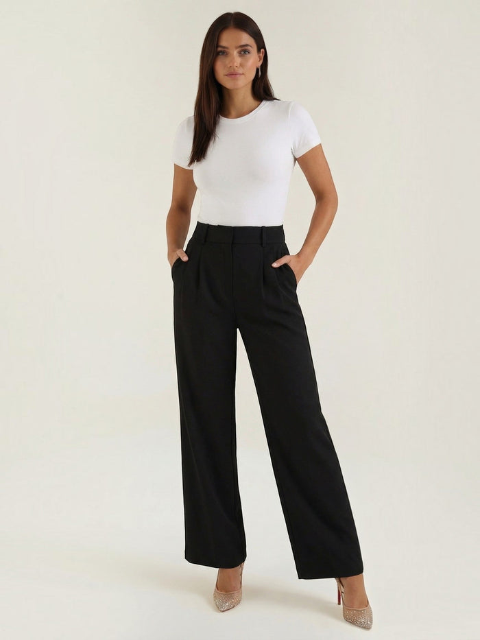 Emma Pantalon À Jambe Large