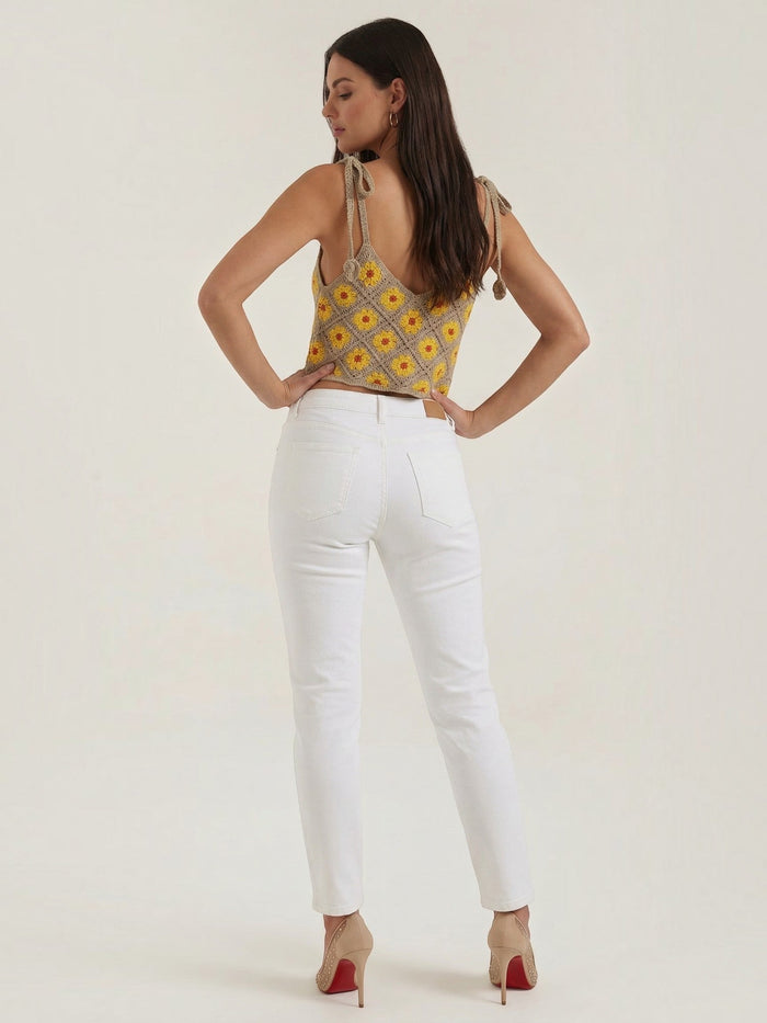 Gretchen Top Crochet À Imprimé Fleuri