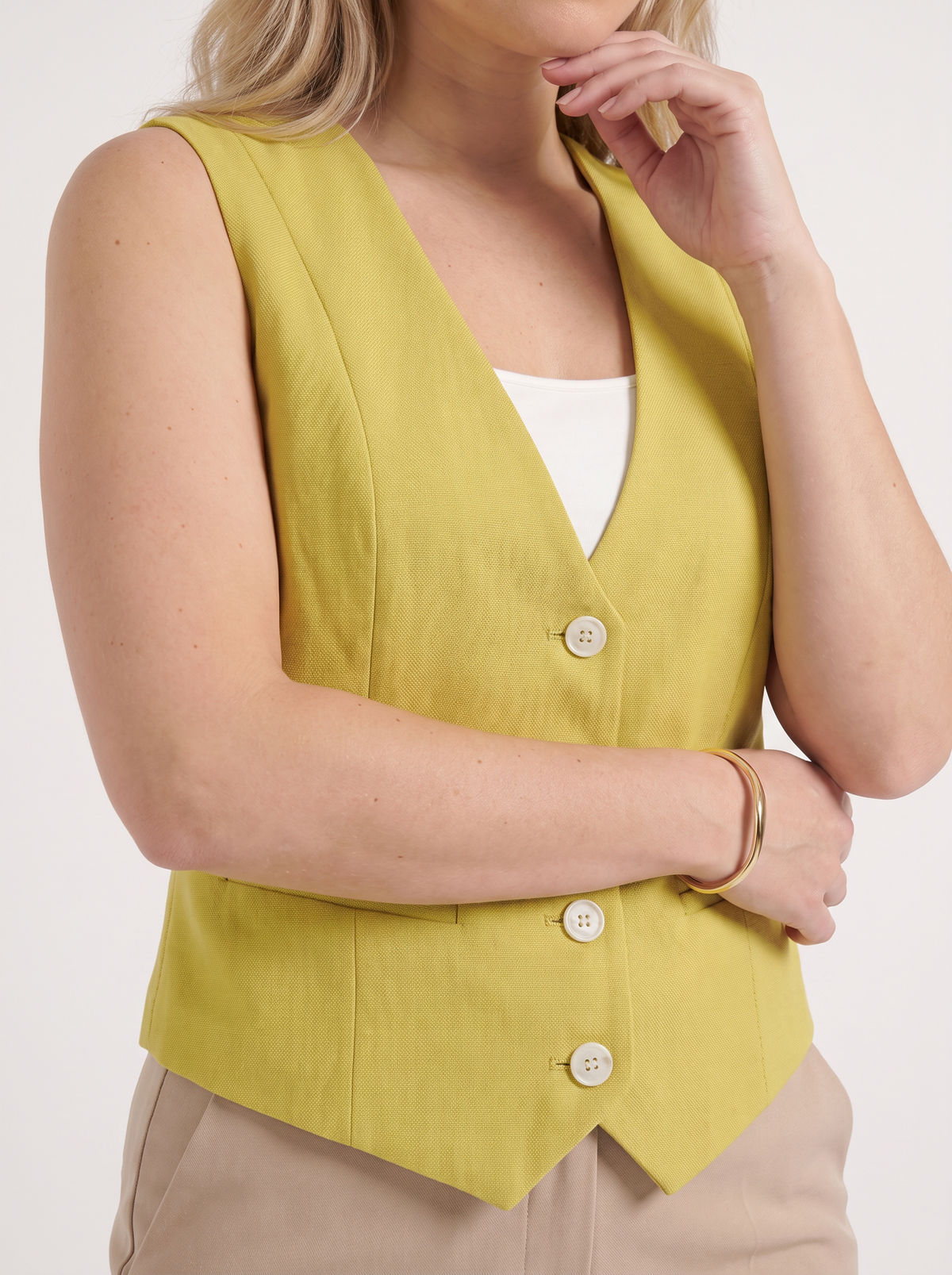 Harmonia Gilet À Carreaux