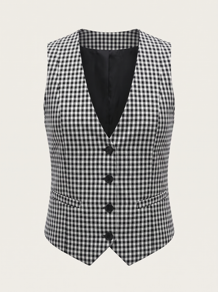 Harmonia Gilet À Carreaux
