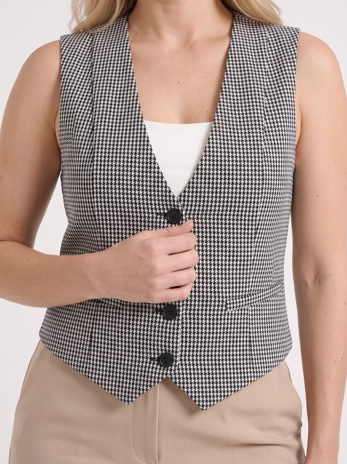 Harmonia Gilet À Carreaux