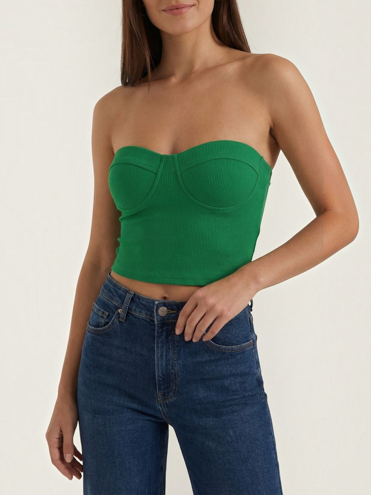 Hermione Top En Maille Sans Bretelles
