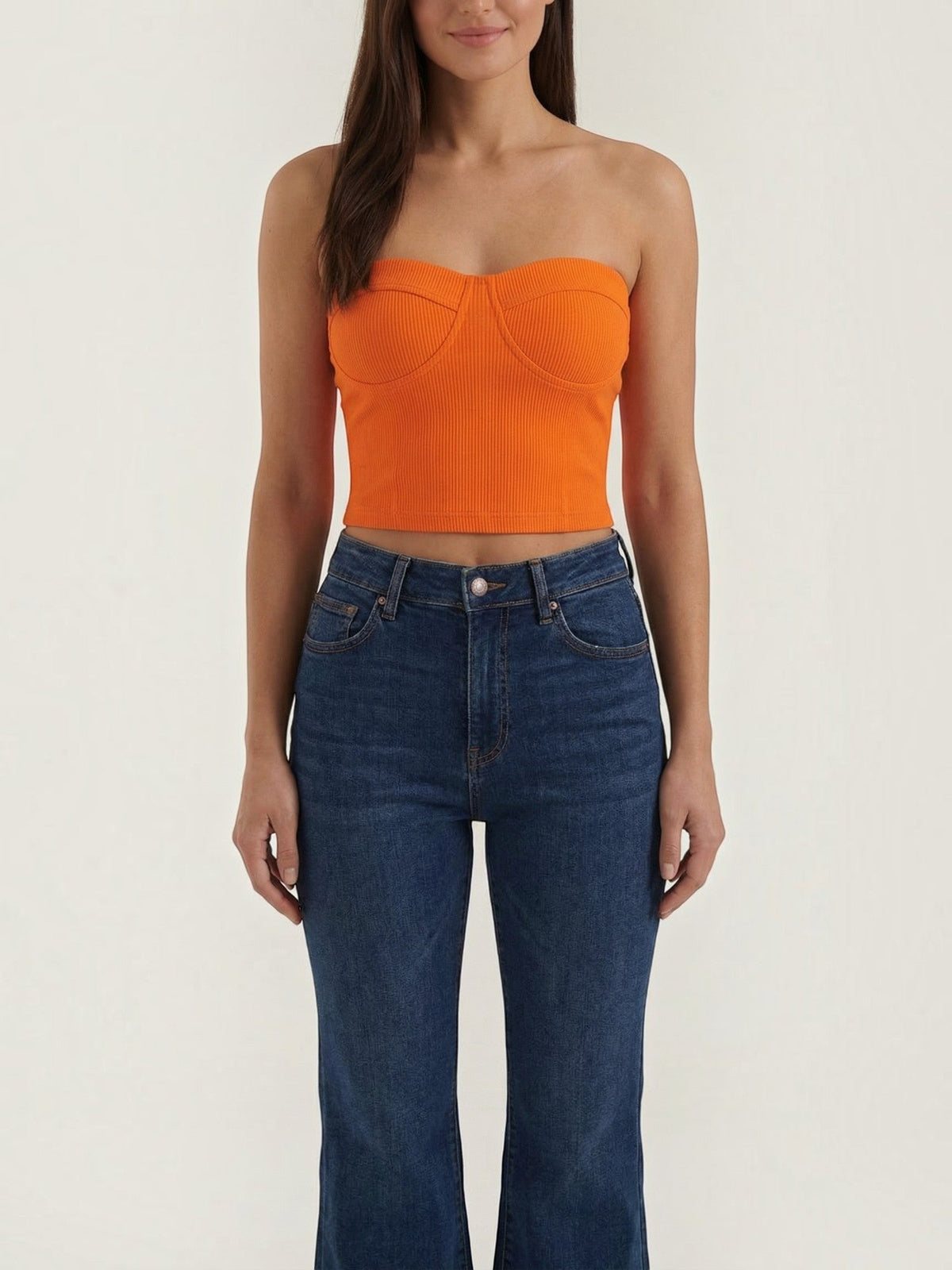 Hermione Top En Maille Sans Bretelles