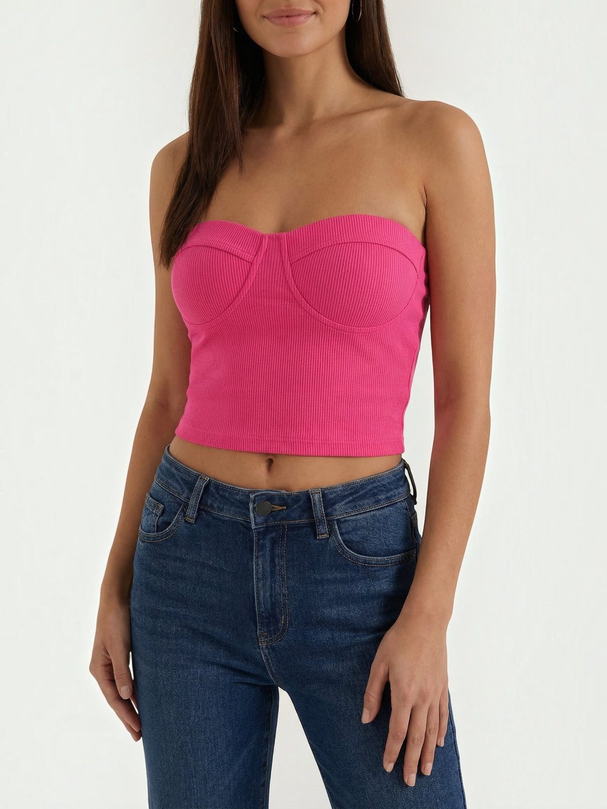 Hermione Top En Maille Sans Bretelles