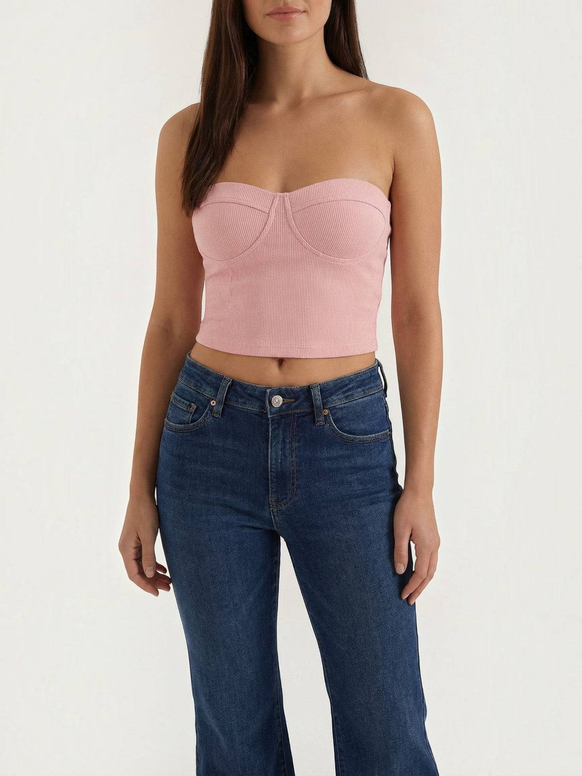 Hermione Top En Maille Sans Bretelles