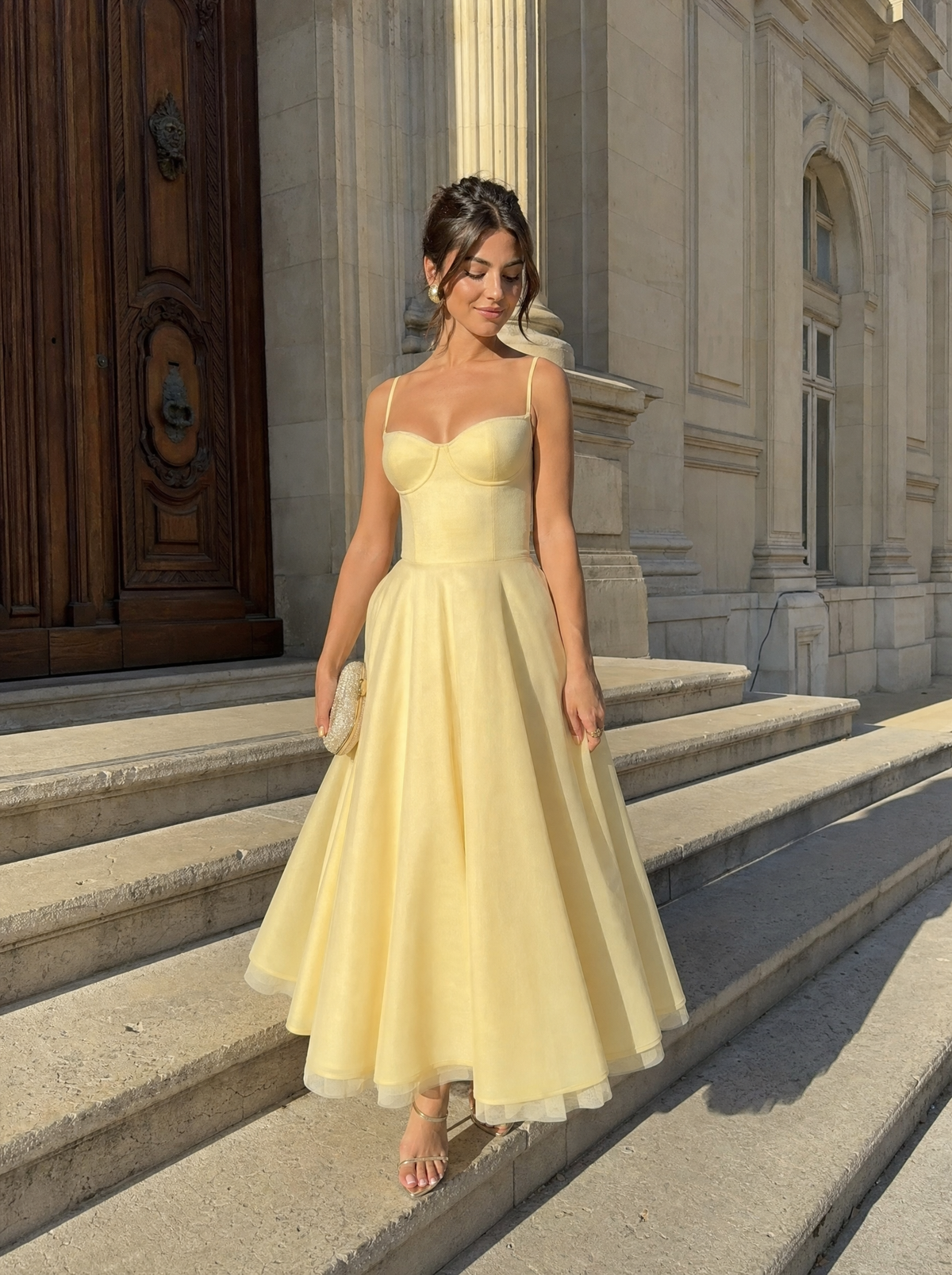Isolde Robe Midi En Tulle