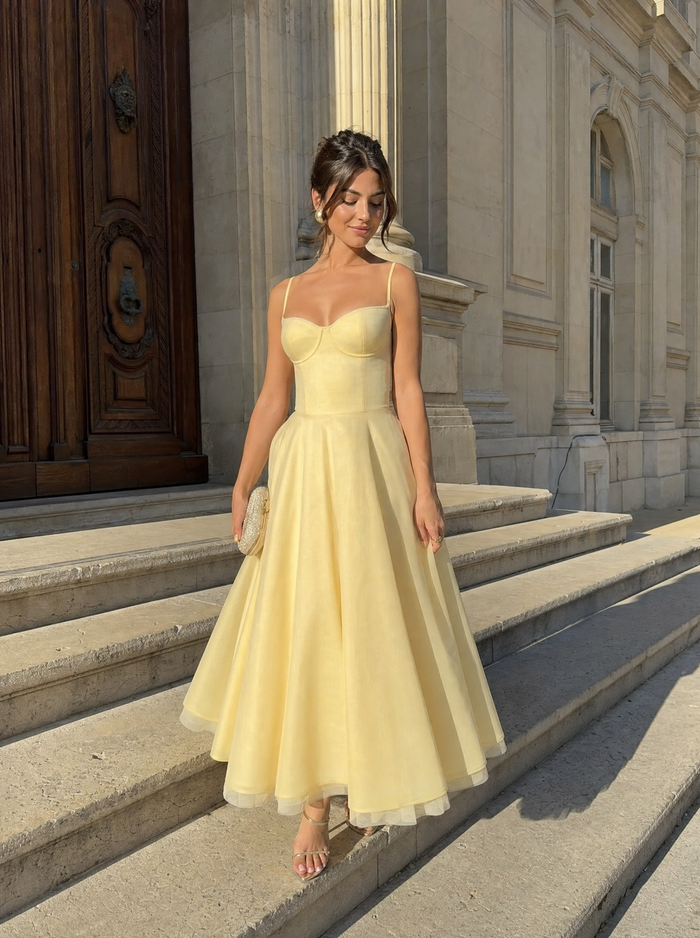 Isolde Robe Midi En Tulle