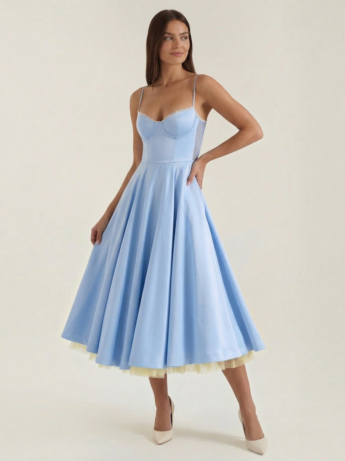 Isolde Robe Midi En Tulle