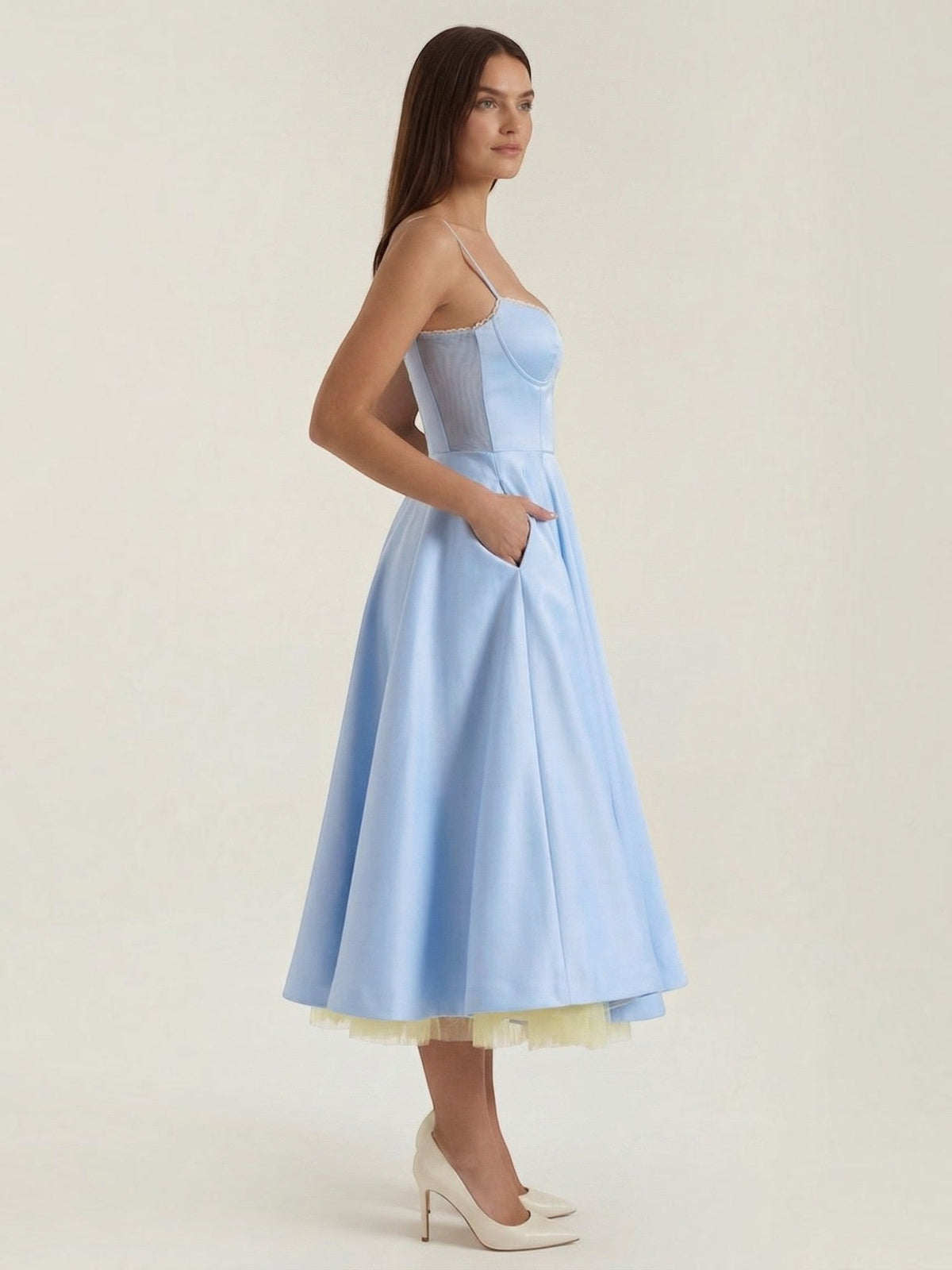 Isolde Robe Midi En Tulle