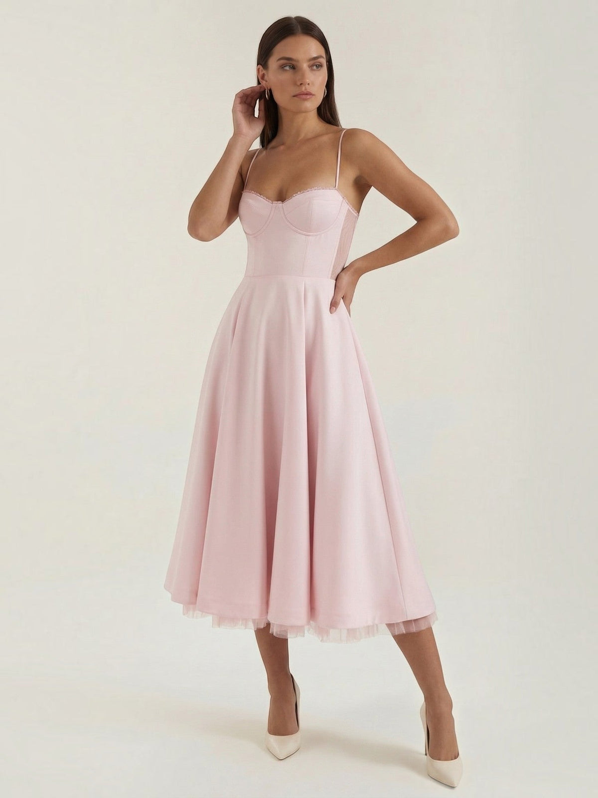 Isolde Robe Midi En Tulle