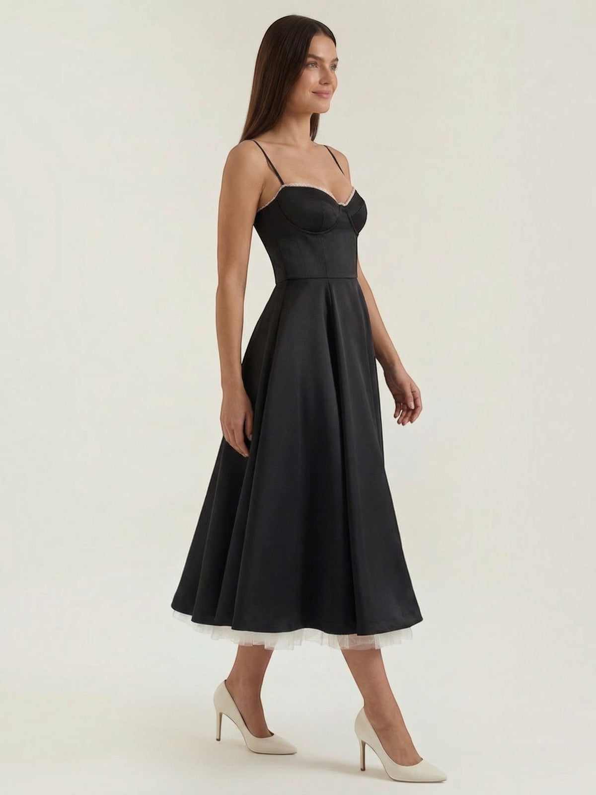 Isolde Robe Midi En Tulle